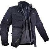 Spidi Ergo 05 Men's Textile Sports Bike Motorcycle Jacket w/ Free B&F Heart Sticker Bundle - Black / 2X-Large