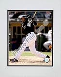 Jermaine Dye 2008 Batting Action Double Matted 8O x 10O Photograph (Unframed)