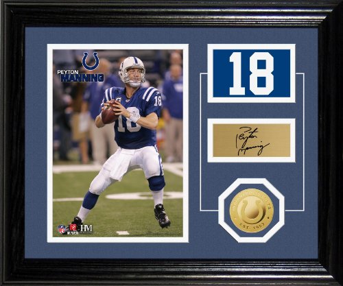Highland Mint NFL Indianapolis Colts Peyton Manning Player Pride Desk Top Photomint