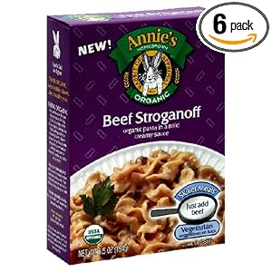 Annie's Homegrown Organic Beef Stroganoff Skillet Meal, 6.5-Ounce Boxes (Pack of 6) by Annie's Homegrown