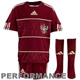 adidas Russia Toddler Maroon Performance Soccer Team Uniform Soccer Kit / Set