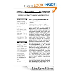 Currrent Intelligence - Winter 2012