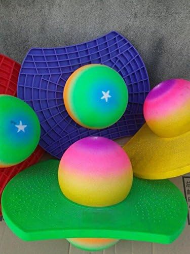 Wakava Air Kicks POGO JUMPER Balance Fitness Rainbow Balls