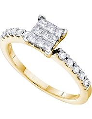 0.50CTW DIAMOND INVISIBLE RING