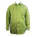 Mens Tommy Bahama Indigo Palms green long sleeve denim shirt