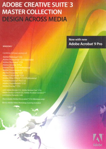 Adobe CS3 Master Collection v3.3, Upsell from CS Design Standard Full Edition (PC)
