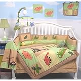 SoHo Dinosaur Plant Crib Nursery Bedding 10 Pieces Set