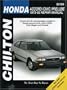 Honda Accord, Civic, and Prelude, 1973-83 (Chilton's Total Car Care Repair Manual)