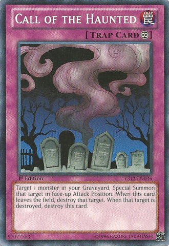 Yu-Gi-Oh! - Call of the Haunted (YS12-EN036) - Starter Deck: XYZ Symphony - 1st Edition - Common On Sale