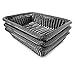 Colorbasket Rectangular Thick Trim Storage Basket, (Black)