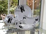 ABSTRACT 68 Piece Full Dinnerware Service Set - 8 Place Setting