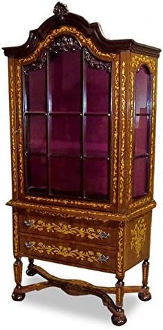 ARISTOCRATIC Dutch LARGE Vitrine Bookcase cabinet