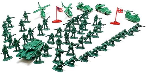 Military Army Soldiers 160 Piece Set Including Military Equipment and Vehicles, Toy:80