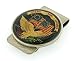Hand enameled Stars and Stripes coin money clip with presentation box. Made in the U.S.A