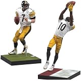 Pittsburgh Steelers 2-Pack Ben Roethlisberger White Jersey and Santonio Holmes White Jersey McFarlane