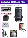 Canon EF 70-300mm f/4-5.6 IS USM For Canon Rebel XT XTi 350D 400D 50D XSI X ....