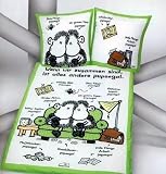 Herding 447335050 Bettwsche Sheepworld Wenn wir zusammen sind ist alles andere pubsegal 80/80 + 135/200 cm