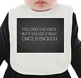 You Only Live Once ネクタイを有する有機ビブ Medium