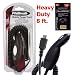 Kyocera Echo Premium Heavy Duty Car Charger Micro USB with 8 ft thick cord and Free Antenna Booster