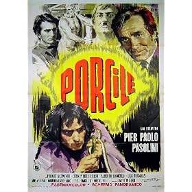 PIGSTY 1969 Pier Paolo Pasolini ITALIAN POSTER