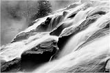 Bond Falls I Michigan - Canvas by Anonymous. Art Print Poster 54 inches width by 36 inches height. Highest Quality Art Poster Print