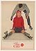 1964 Coke Coca-Cola Couple Roller Skates Skating Print Ad (43508)