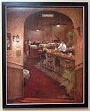 Framed LONELY HEARTS Cuban Bar Palm Sign Club Picture
