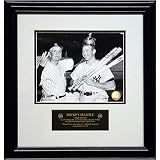 Mickey Mantle New York Yankees -Triple Crown- Framed Photo w/Engraved Plate