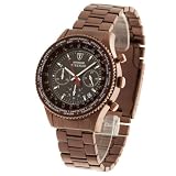 Produkt-Bild: DeTomaso Herren-Armbanduhr Firenze Chronograph Braun Stahl SM1624C-BN