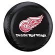 Detroit Red Wings Black Tire Cover - Standard Size