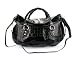 ROBE DI FIRENZE Italian Designer Handbag Oversized Tote in Black, Maroon, Purple, Rose or White Croc Embossed Leather