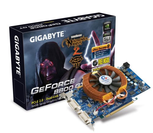 GEFORCE 8800GTDDR3 256MBPCIE2.0MEMORY BUS 700MHZMEMORY CLO