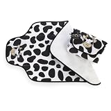 Mud Pie Baby Eieio Diaper Changing Mat, Cow by Mud Pie