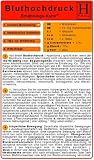 Bluthochdruck. Ern�hrungs-Karte - 