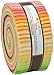 Robert Kaufman Kona Cotton Solids Sunrise Roll Up 43 2.5-inch Strips Jelly Roll Fabrics RU-262-43