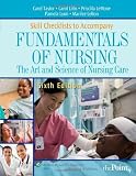 Skill Checklists to Accompany Fundamentals of Nursing: The Art and Science of Nursing Care (Point (Lippincott Williams & Wilkins))