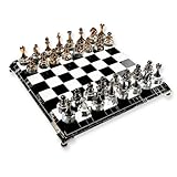 Silver-plated and Gold-plated Crystal Chess Set