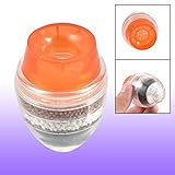 uxcell 精製水蛇口　精製タップ　レッド　17mm 出口穴　カーボン水フィルター清浄　活性化　ゼオライト