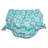 iPlay® Newborn Infant Toddler Girls' Flower Diaper Cover - Aqua 18-24M