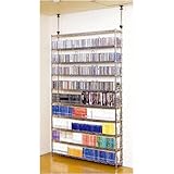 【ルミナスライト 19mm】壁面収納テンションラック 10段W60 TC60-10T