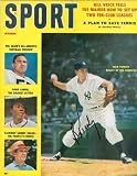 Bob Turley Autographed / Signed Sport Magazine October 1958