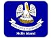 US State Flag - Sicily Island, Louisiana (LA) Mouse Pad