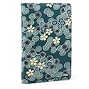 JAVOedge Cherry Blossom Book Case for the Barnes & Noble Nook Color (Ocean Blue) - Latest Generation