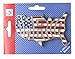America US Flag - Pewter Belt Buckle