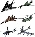 InAir Modern Planes 6-pc Set - Assortment 2