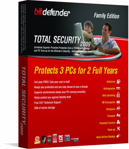 Bitdefender Total Security 2009 2Yr/3Pc [OLD VERSION]