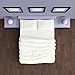 Mezzati Brushed Microfiber Bed Sheet Set - Ultra Soft and Lightweight for Ultimate Sleep Comfort, Wrinkle Free and Color Fade Resistant, 4 Piece Set (Ivory,King Size)