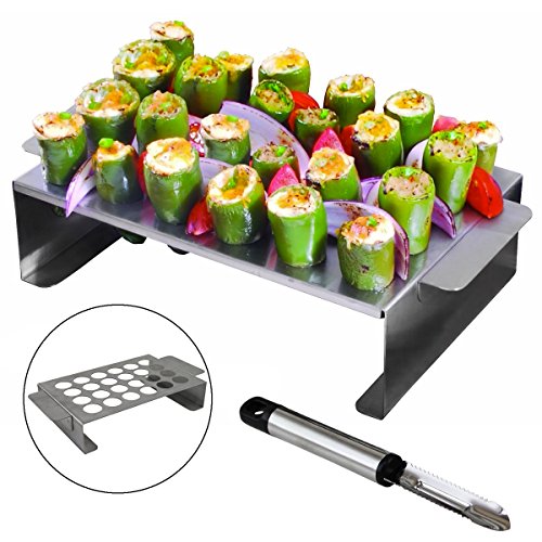 Best Price For OUTDOOR ORIGINS Jalapeno Roasting Rack & Pepper Corer Cheap Outdoor Cooking Tools
