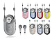 COBY CX-7BLK Mini AM/FM Radio with Neck Strap in Black/Silver
