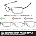 Revant Replacement Lenses Compatible With Oakley Crosshair 2.0, Polarized, Ice Blue MirrorShield